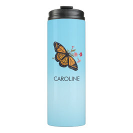 Inspirerend Monarch Butterfly Personal Sky Blue Thermosbeker