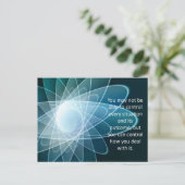 Inspirerend Motivatie Citaat Briefkaart (Staand voorkant)