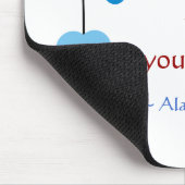 Inspirerend Motivatie Citaat Mousepad Muismat (Hoek)