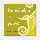 Inspirerend Motivatie citaatmagneet Magneet (Voorkant)