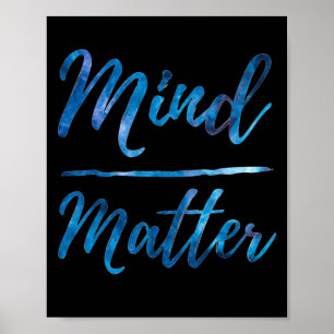 Inspirerend Motivatie Gym Quote Mind Over Poster