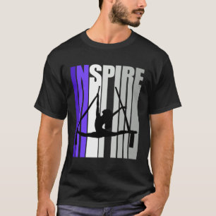 Inspirerend Motivatie Lucht Yoga Instructor Thee T-shirt