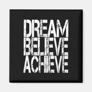Inspirerend Motivatie Quote Shirt Vrouwen Mannen B Magneet