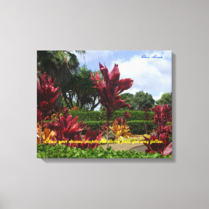 Inspirerend / Motivatie schilderwand Canvas Afdruk