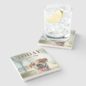 Inspirerend motivatie stenen onderzetter (Zijkant)