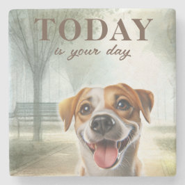 Inspirerend motivatie stenen onderzetter