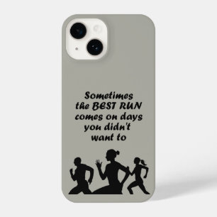Inspirerend Motivatie uitvoeren van de looppas van iPhone 14 Hoesje