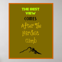 Inspirerend Motivating Hiking Quote Typografie