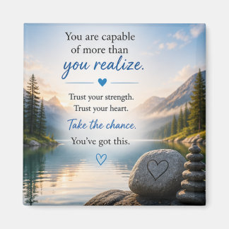 Inspirerend Motiverend Magneet