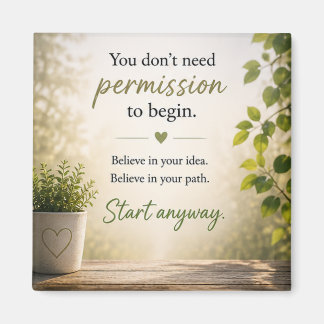 Inspirerend Motiverend Magneet