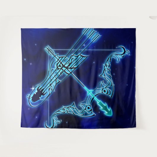 Inspirerend New age Sagittarius Wandkleed (Voorkant (horizontaal))