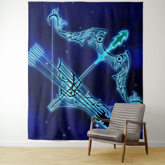 Inspirerend New age Sagittarius Wandkleed (In situ)