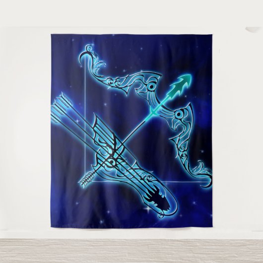 Inspirerend New age Sagittarius Wandkleed (Voorkant)