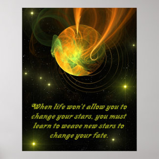 Inspirerend - Nieuwe sterren weven Poster