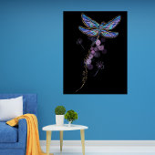 Inspirerend Nog steeds Ik Stijg Quote Dragonfly Bl Perfect Poster