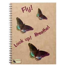 Inspirerend notebook - omhoog notitieboek