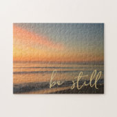Inspirerend offerte Be Still Sunrise Beach Legpuzzel (Horizontaal)