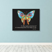 Inspirerend offerte met vlinderdoek Print (Insitu (Houten vloer))