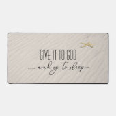 Inspirerend offerte op strandzand bureaumat (Voorkant)