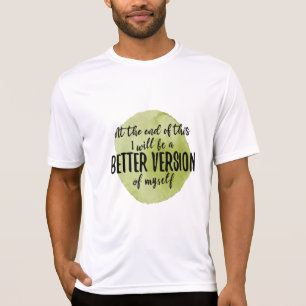 Inspirerend offertes voor zelfzorg t-shirt