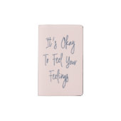 Inspirerend opvulling Positiviteitscijfer in Blush Pocket Moleskine Notitieboekje (Voorkant)