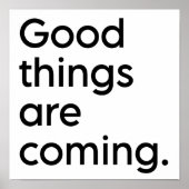 Inspirerend opvulling Positiviteitscijfer Modern Poster (Voorkant)