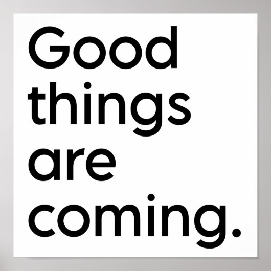 Inspirerend opvulling Positiviteitscijfer Modern Poster (Voorkant)