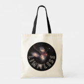 Inspirerend Outerspace Motivatie Tote Bag (Achterkant)