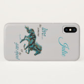 Inspirerend paarden Case-Mate iPhone case (Achterkant (horizontaal))