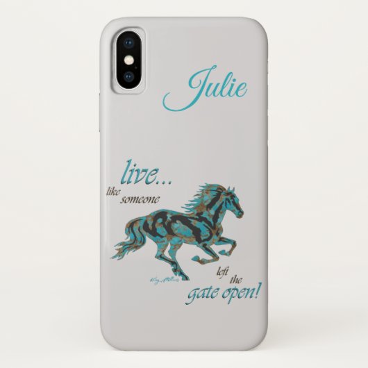 Inspirerend paarden Case-Mate iPhone case (Achterkant)