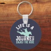 Inspirerend paardenprijsopgave geniet sleutelhanger (Voorkant)