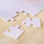 Inspirerend Paars Glitter Unicorn        Legpuzzel (Zijkant)