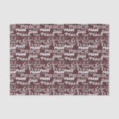 Inspirerend Peace Red Tissuepapier (Voorkant)