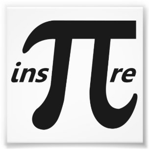 Inspirerend Pi-symbool inspire Foto Afdruk