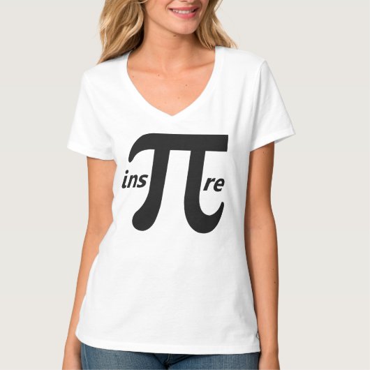 Inspirerend Pi-symbool inspire T-shirt (Voorkant)