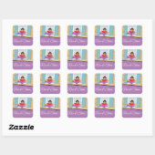 Inspirerend plannerstickers vierkante sticker (Vel)