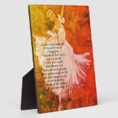 Inspirerend poëzie voor uw hart fotoplaat (Zijkant)