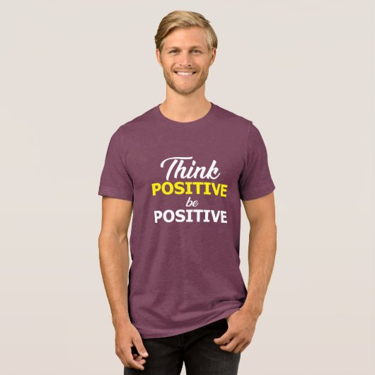 Inspirerend positief T-shirt (Voorkant volledig)