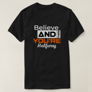 Inspirerend, positieve affirmaties T-shirt