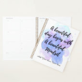 Inspirerend Positive Empowering Typography Quote Planner (Display)