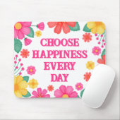 Inspirerend Positiviteit Bloemen Muismat (Met muis)