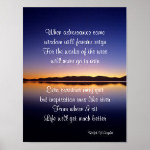 Inspirerend Poster