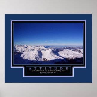 Inspirerend Poster "Attitude" 22x28