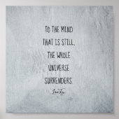 inspirerend poster Lao Tzu-tekst (Voorkant)