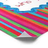 Inspirerend poster met kind hart (Hoek)