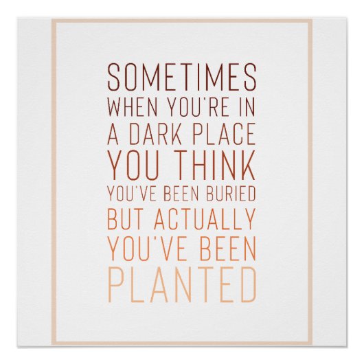 Inspirerend Poster Perfect Poster (Voorkant)