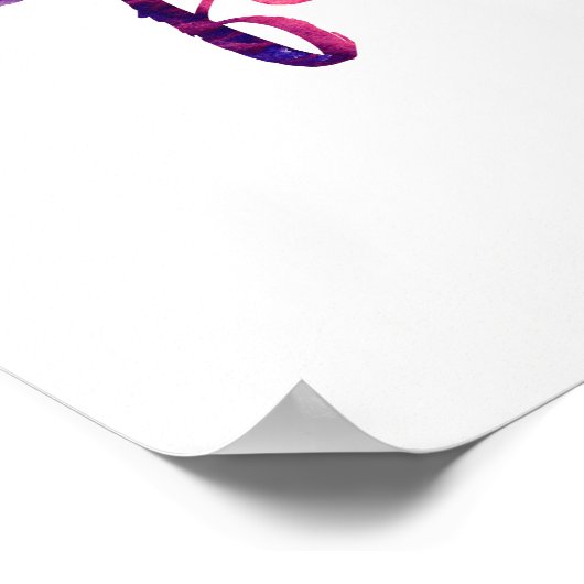 inspirerend poster regenboogkleuren (Hoek)