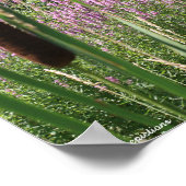 Inspirerend Poster van Cattail en Wildbloem (Hoek)