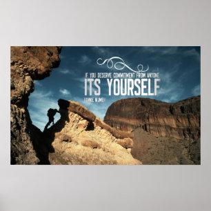 Inspirerend Poster voor zelfverbintenis