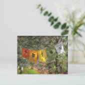 Inspirerend Prayer Flags Briefkaart (Staand voorkant)